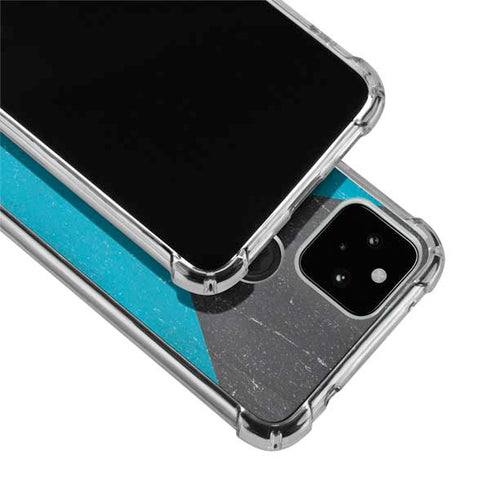 Bahamas Flag Distressed Google Pixel 5 Clear Case